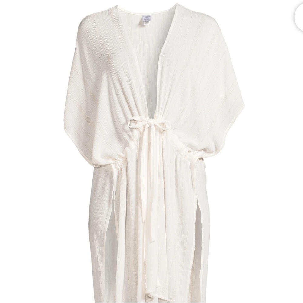 Time and Tru Women’s Tie Front Layering Top